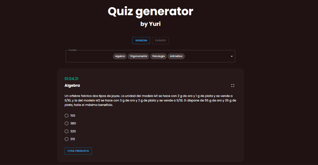 Quiz gen